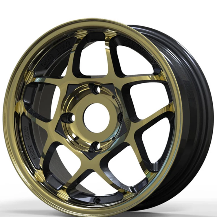 2020 Popular  aluminum alloy car rim 14 15 inch 4 5 holes casted car wheels