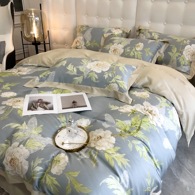 China manufacturer 300TC TENCEL fiber bed linen bed sheet set fabric