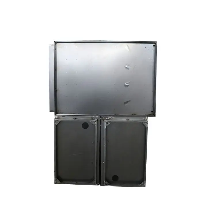 Full Inspection Custom Sheet Metal Services Mechanics Sheet Metal Cone Production Line Enclosure Fabrication