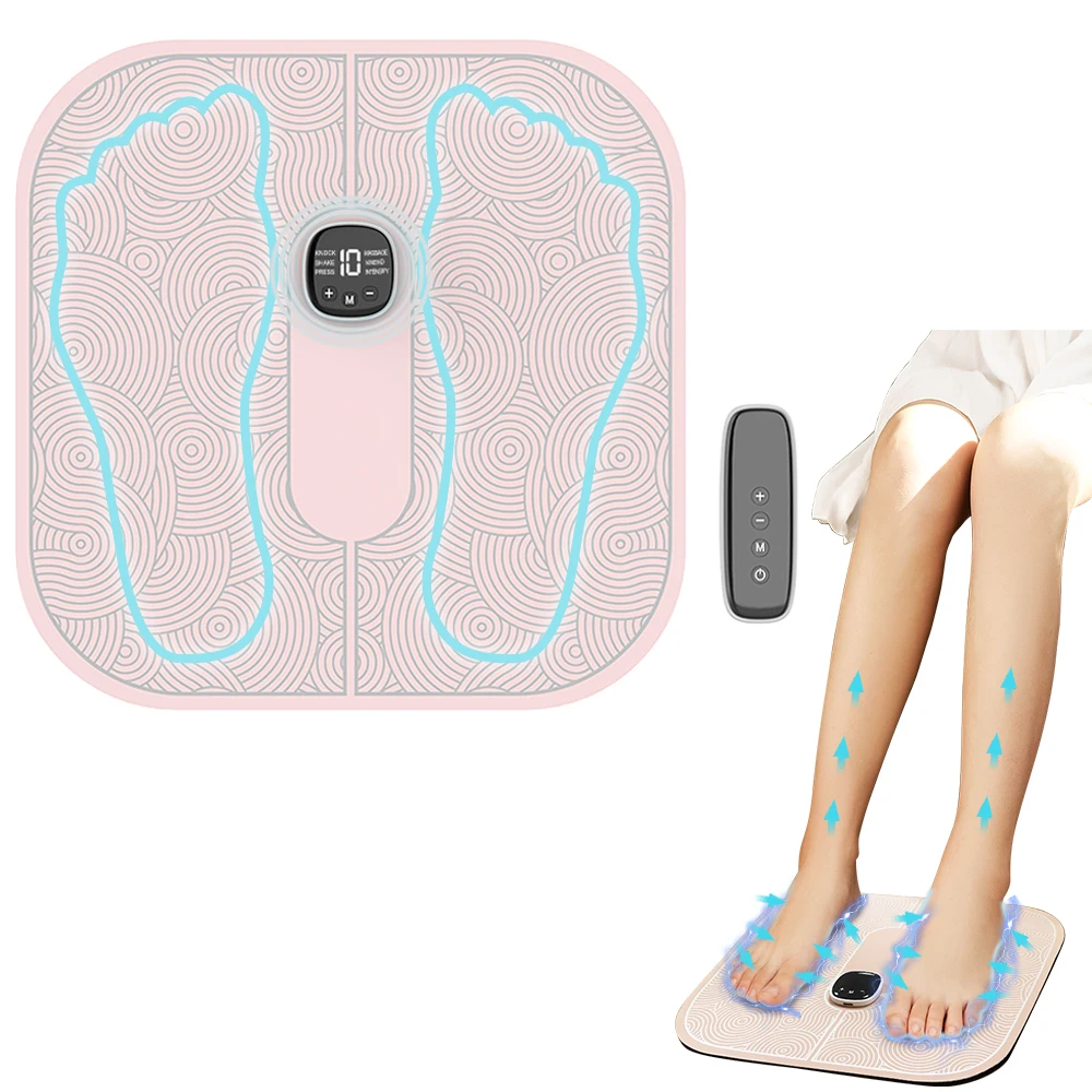New Product Self Care Ems Foot Mat Massage Machine For Foot Massager And Leg Massager,Acupuncture Vibrating Foot