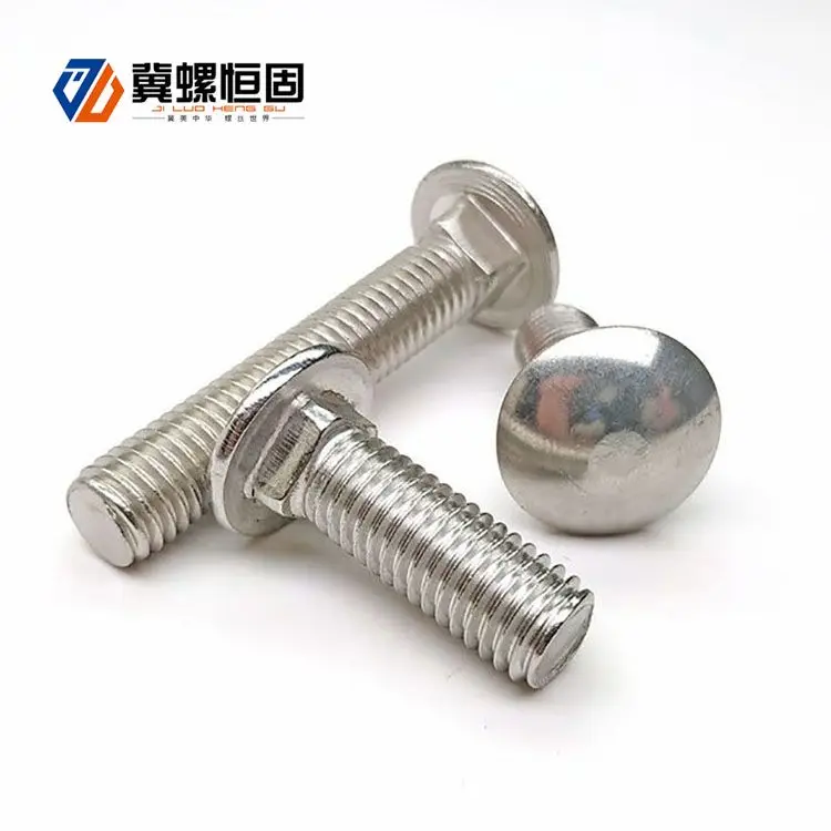 Manufacturer High Quality Carriage Bolt with Mushroom Head and Square Neck screw