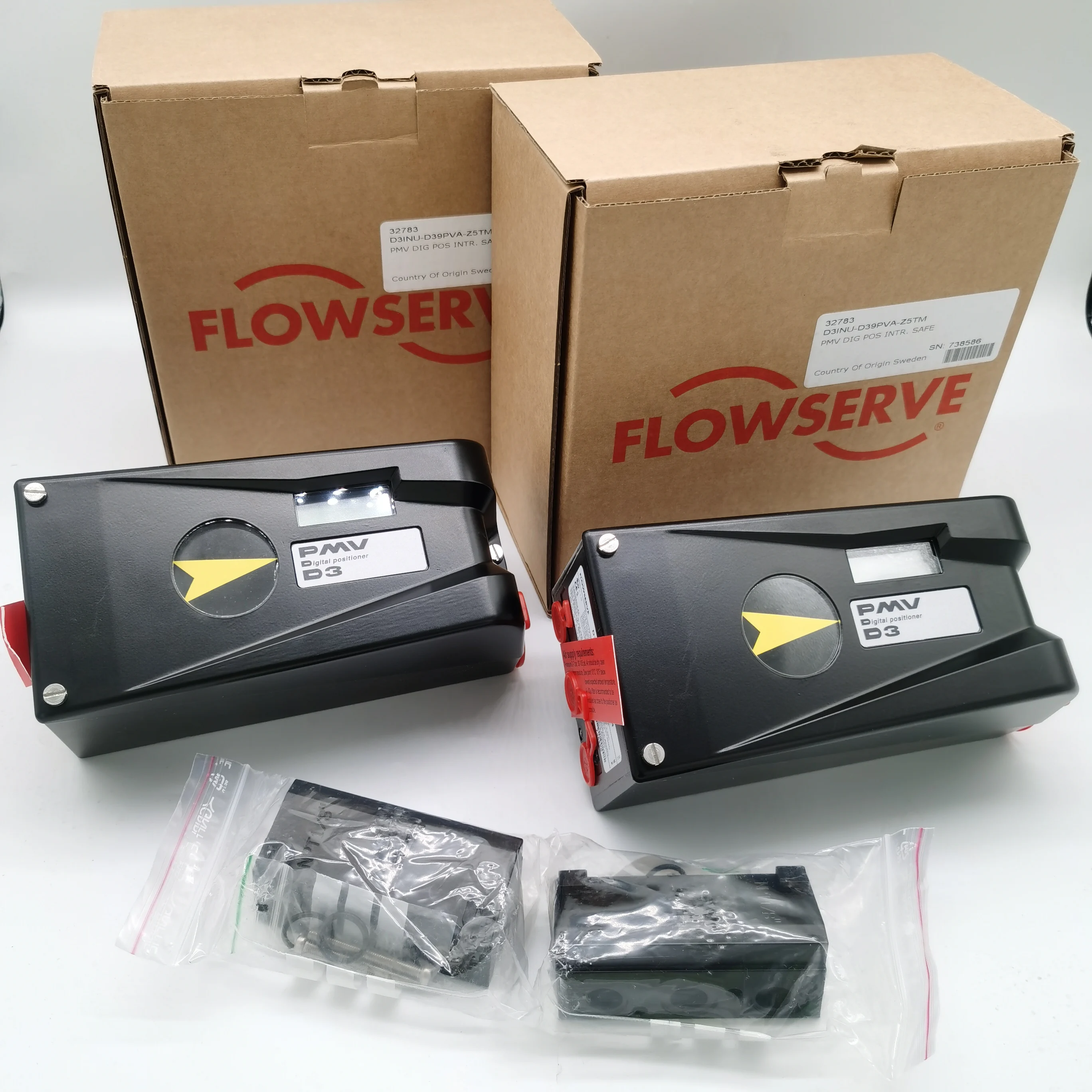 D3INU-D39PVA-Z5TM цифровой позиционер клапана Flowserve PMV D3