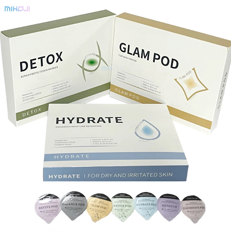 Skin Rejuvenation Consumable Capsule Kit Peel Bright Revive 3 in 1 Oxygen Jet CO2 Bubble Pods Oxygen Facial Pods