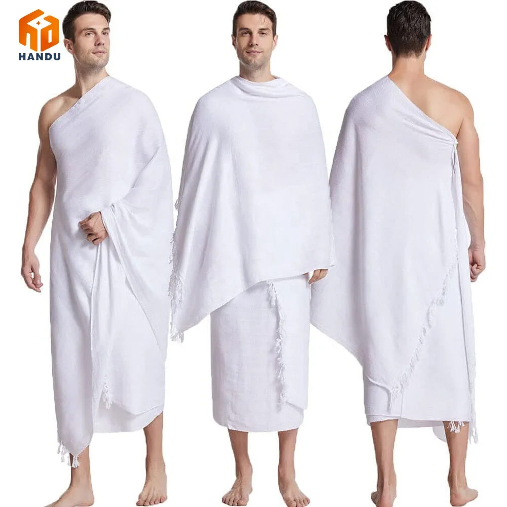 Wholesale Cheap great price Spot Microfiber Umrah muslim Hajj Ahram Ihram Ehram Towel Set