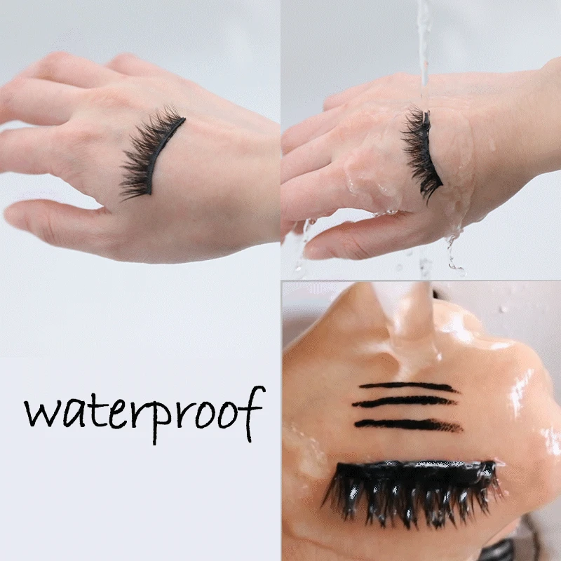 2021 new arrivals dropshipping 3D 3 pairs 8-18mm magnetic eyelashes for beauty