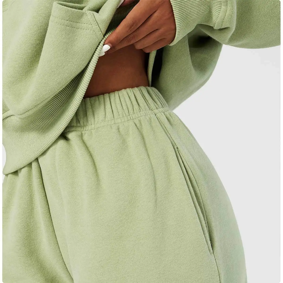 Activewear Wholesale High Waist Yoga Leggings Pocket Sweat Sport Pants Woman