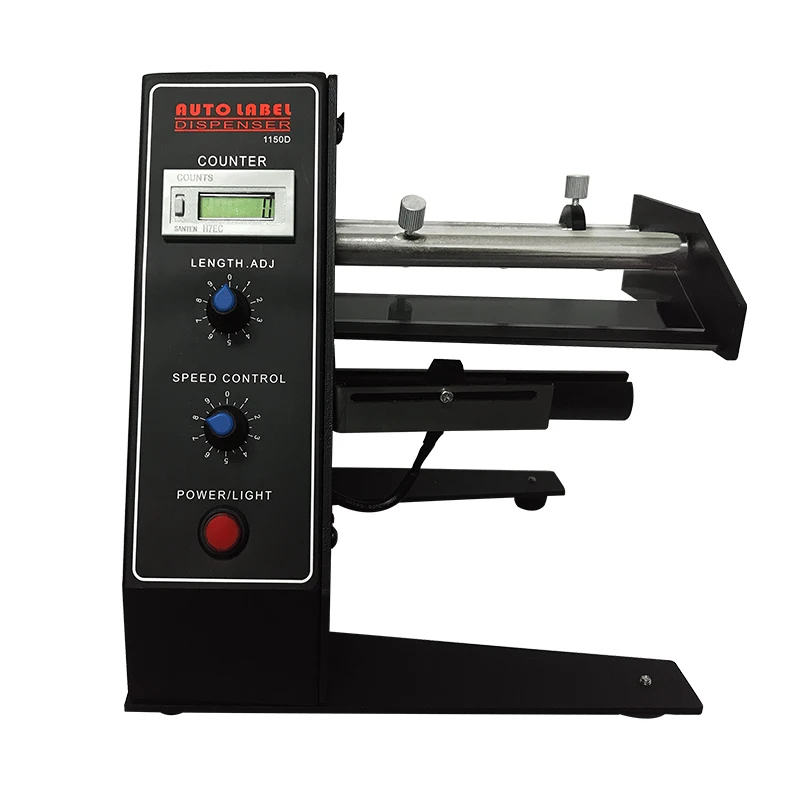 1150D Electric Automatic Adhesive Label Dispenser Sticker Peeling Off Machine Label Stripper