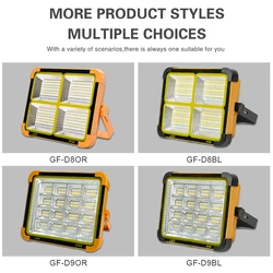 150W outdoor camping emergency flood light LED solar flood light