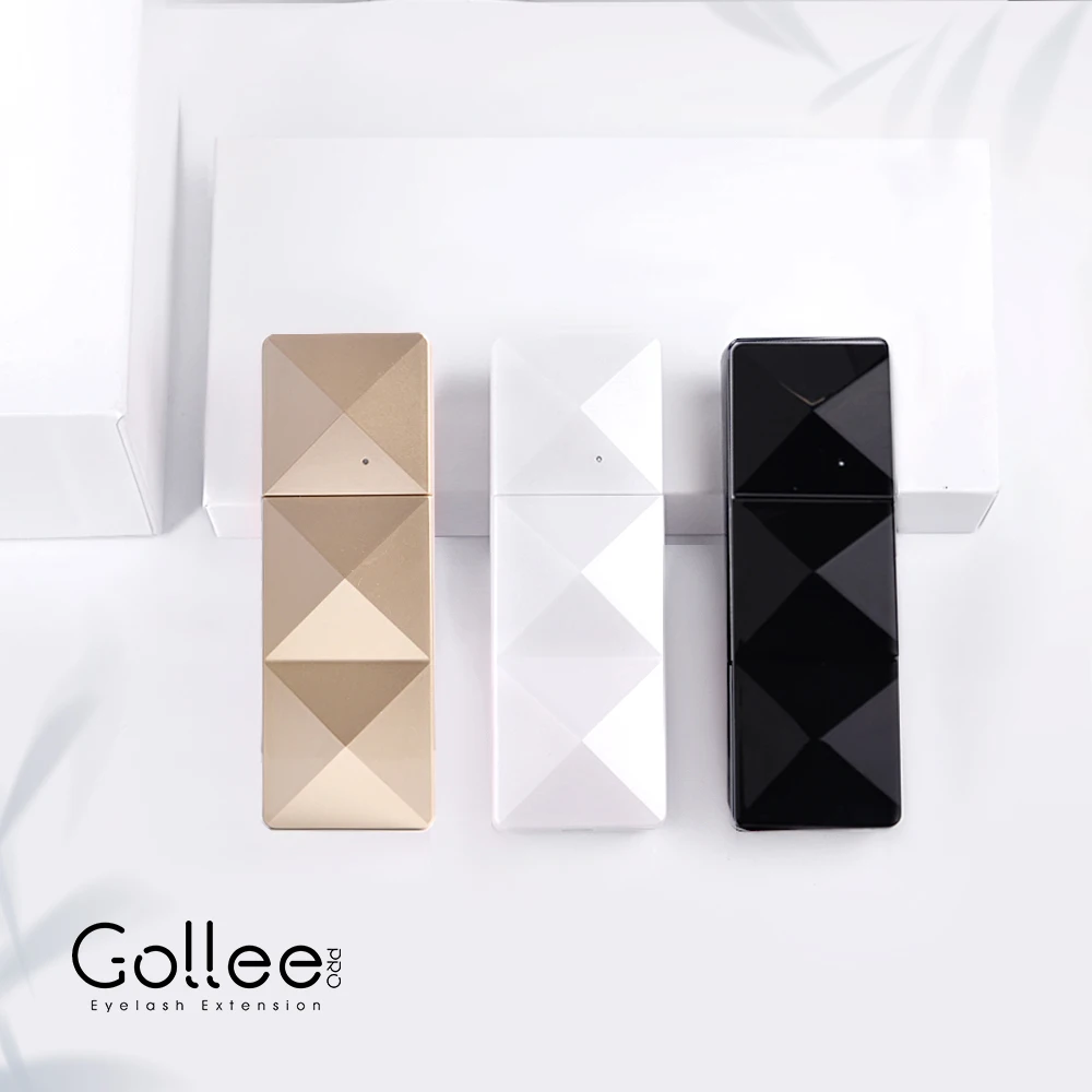 Gollee Корейская Золотая портативная коробка Пользовательский логотип круглая ресница удлинение ресниц удобный логотип лица нано мистер спрей нано мистер