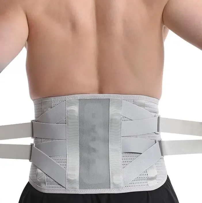 Breathable Elastic Adjustable Lumber Disc Strain Brace Widened Steel Plate Warm Waist Brace