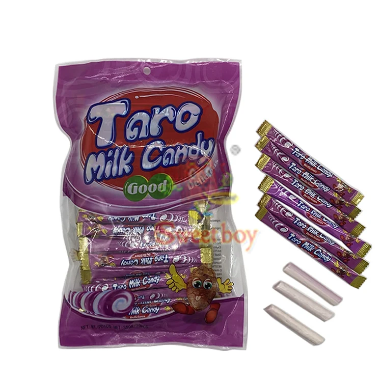 
Factory wholesales sweet taro flavor milk chewing candy with competitive price 
