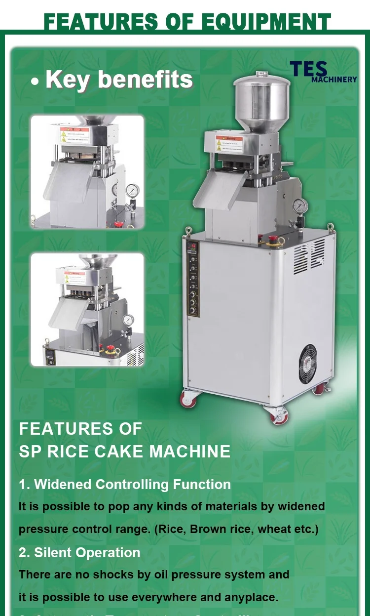 Popped Chips Machine For Popped Fish Prawn Chicken Chips Natural Rice Artificial Rice Cake Cracker Popper Puffing Machine