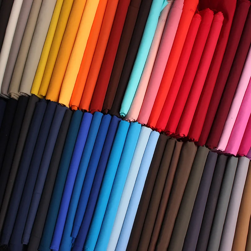 Manufacturer 228T Nylon Taslon with tons of color can be shipped out immediately