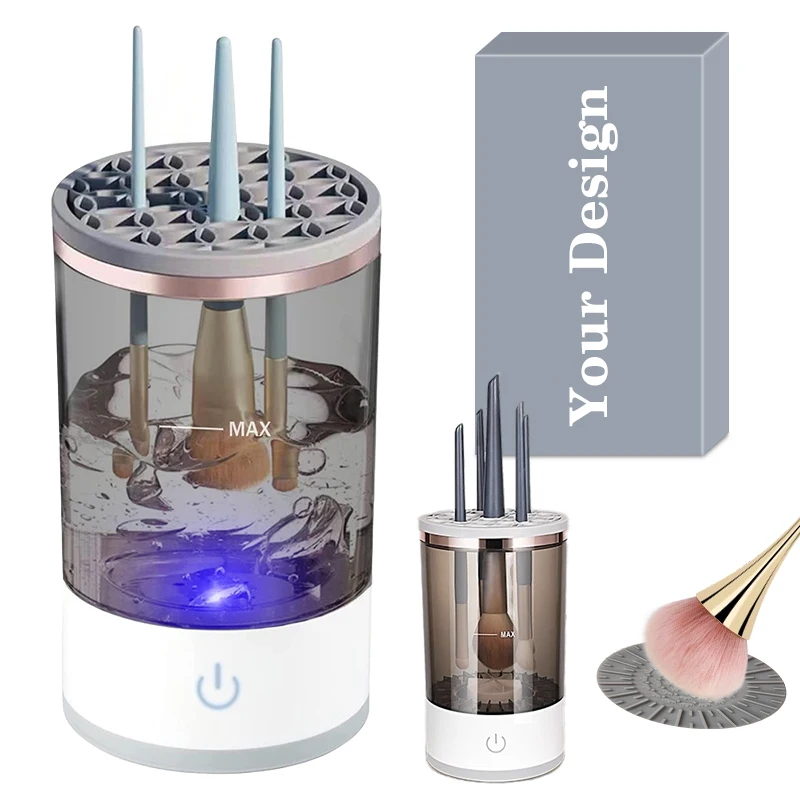 Electric Makeup Brush Cleaner, Brush Cleaner Fit for All Size Makeup Brush, Cosmetic Brush Cleaner,