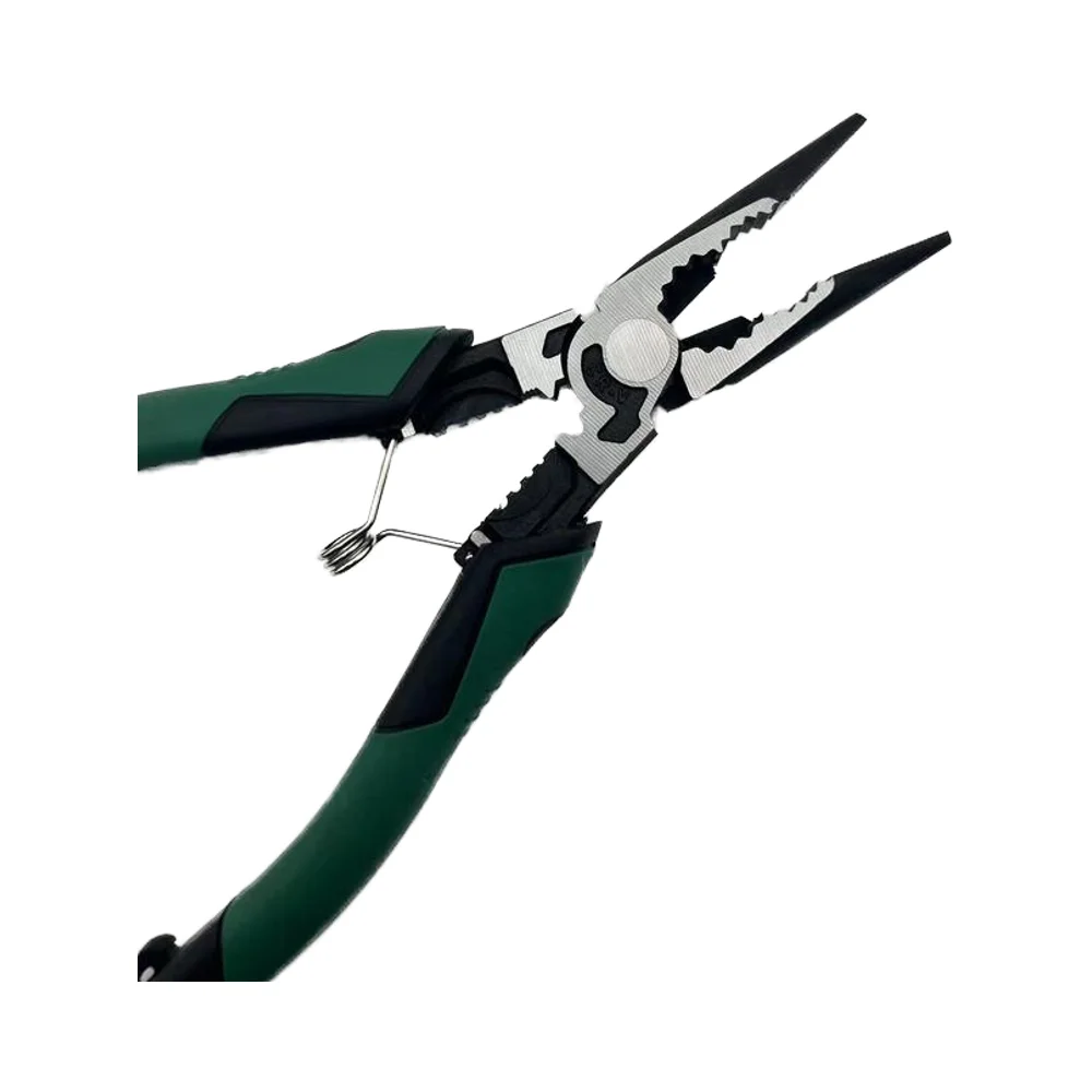 Multifunctional DIY Industrial Steel Pliers Side Cutter Alicate Decapador Manual Plastic Grip Multitools Metric Cutting Fishing