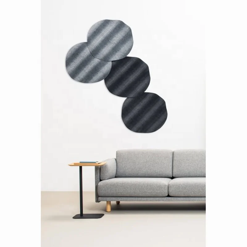 Acoustic Wall Ceiling 3D Polyester Felt Fabric PET Acoustic Panel 100% Polyester Fiber Ceiling