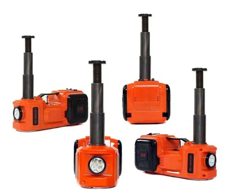 Amazon Hot Selling DC 12V 5T Durable Electric Hydraulic Car Jack With Portable Impact Wrench