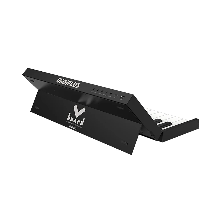 Midiplus Vboard 25 Multi-function Portable Wireless Bluetooth 25 Keys Folding Piano USB MIDI Keyboard Controller with Pad