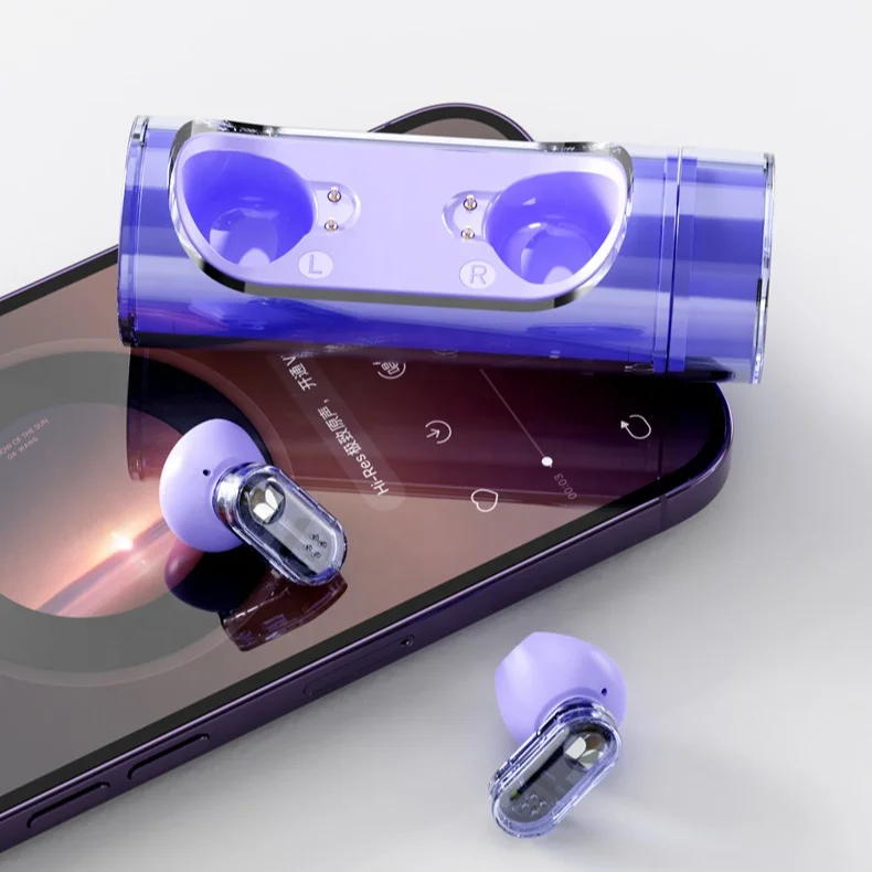 Monster Airmars XKT13 transparent rotating earbuds design with Low Latency dual ENC Earbuds