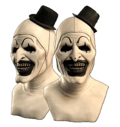 Joker Latex Mask Terrifier Art The Clown Cosplay Masks Horror Full Face Helmet Halloween Costumes Accessory Carnival Party Props