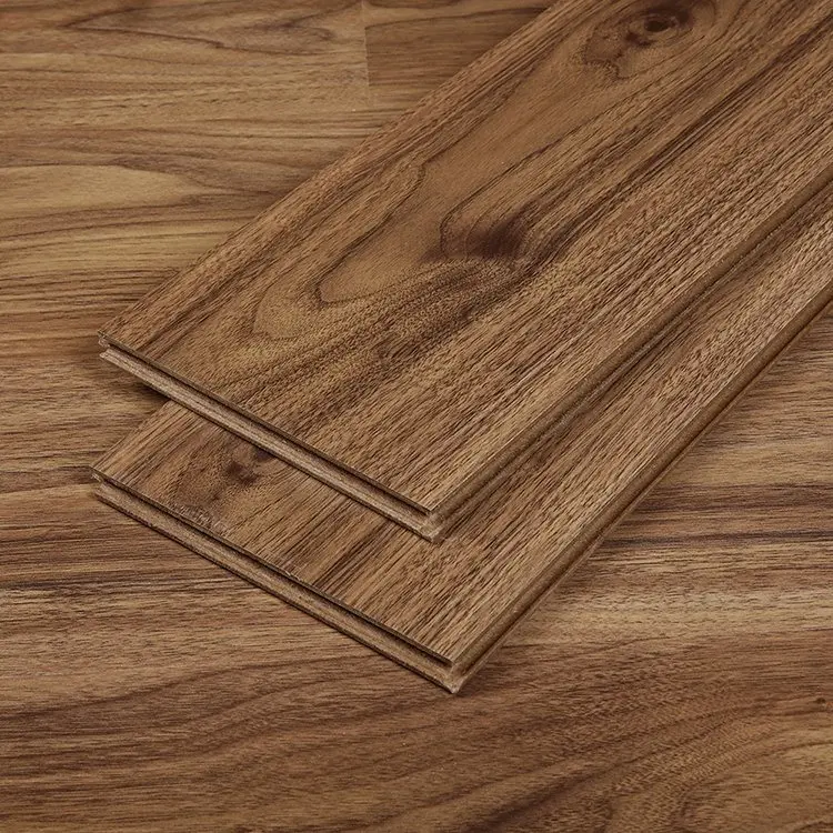 Handscraped Hardwood Flooring Timber Laminate Flooring Parquet