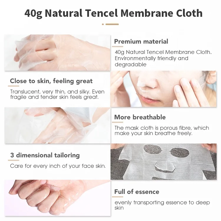 Hot sales natural organic beauty skin care face mask sheet mascarillas faciales coreanas moisturizing honey facial mask