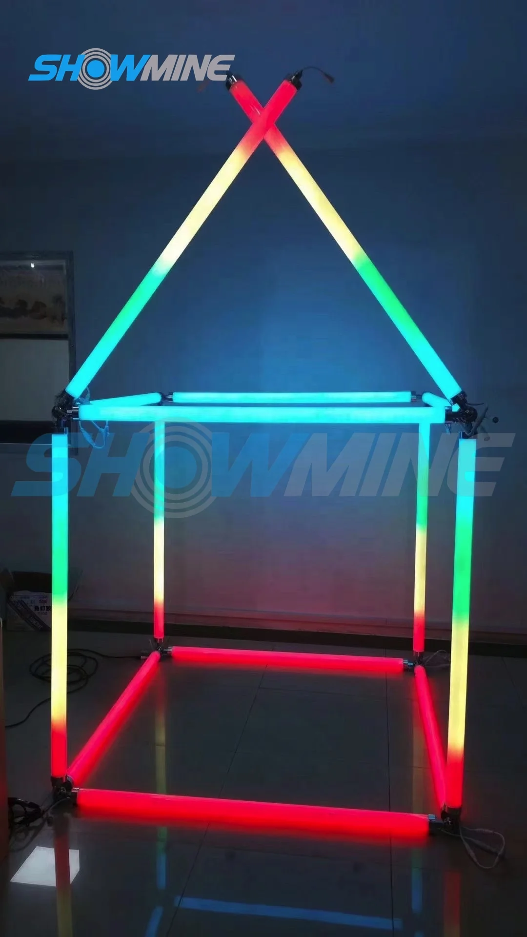 Светодиодные цифровые трубки 360 градусов RGB управление приложением облачные защита от дождя 24 В пикселя длина 100