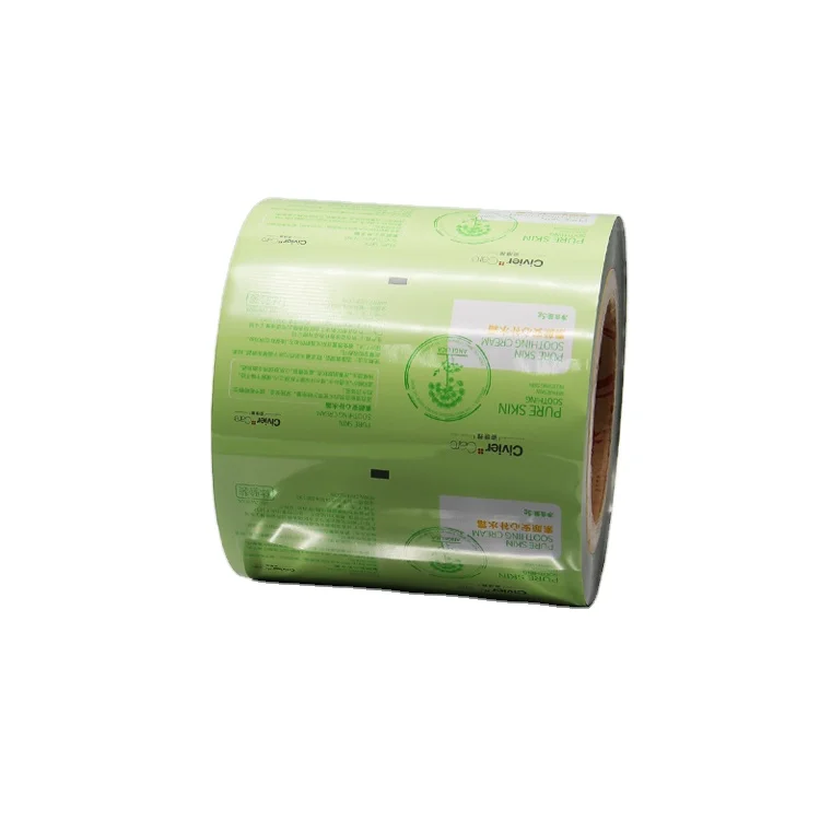 Custom design heat seal packaging film roll metalized sachet package foil Roll for cosmetic