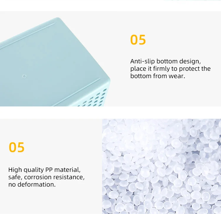 4 plastic storage basket kitchen