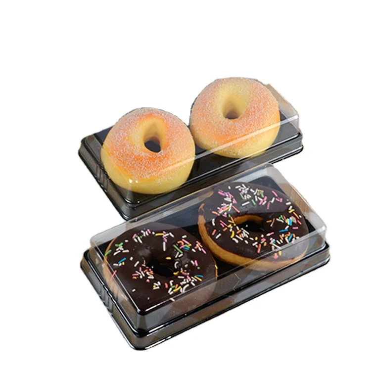 Food grade Plastic packaging box for donut