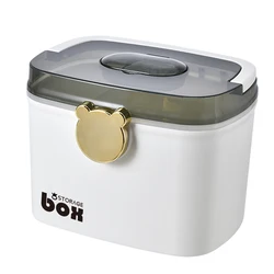 Pill Case Storage Box A Portable Hand-held Medicine Chest(medium)