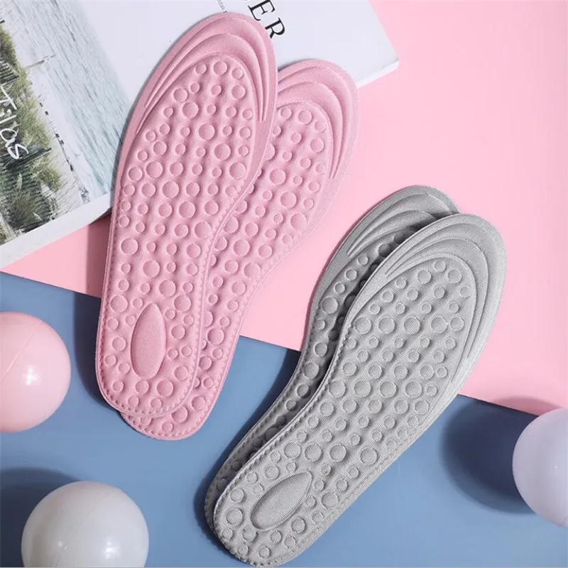 Breathable and sweat-absorbent insole Memory Foam Orthopedic Insoles Shoes Flat Feet Arch Support Massage Plantar Sports Pad