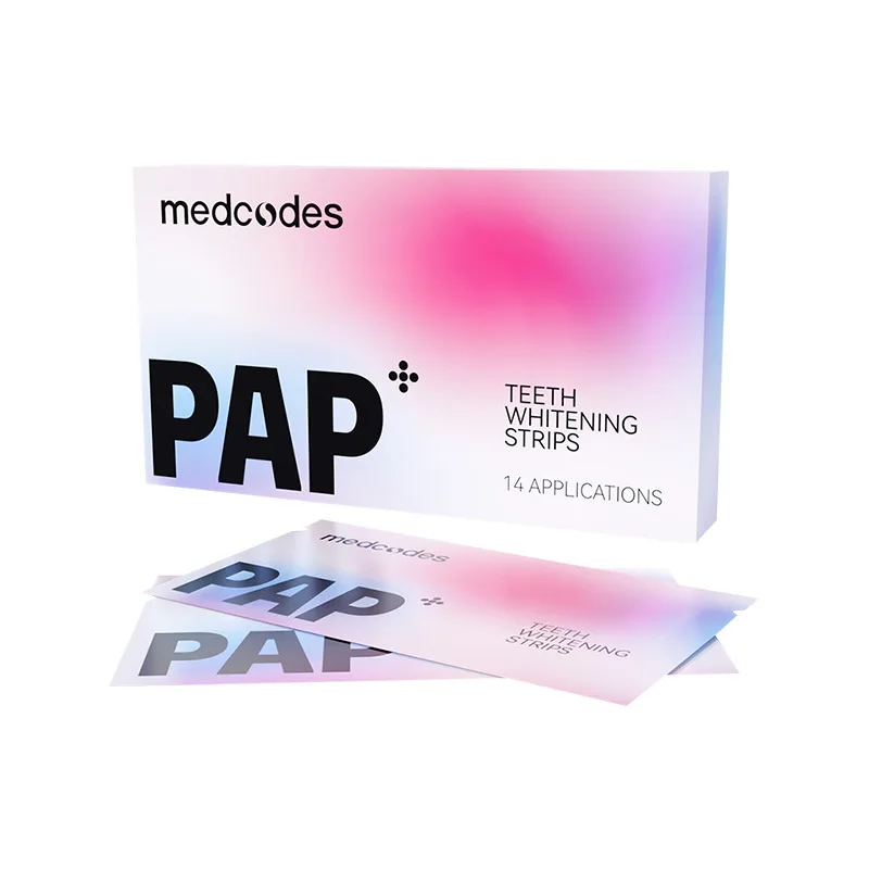 14 Treatments OEM ODM Private Label Professional 100% Residue Free Tooth Bleaching Fruit Dissolving Teeth Whitening Strips