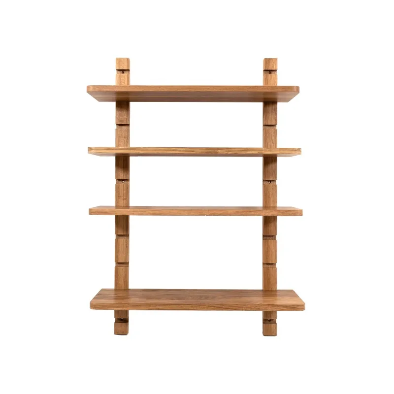 Display Shelves with a Built-In Clock and Thermometer