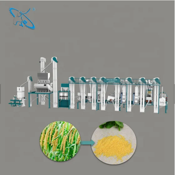 2023new style High Output New Type Millet Processing Machine foxtail millet mill