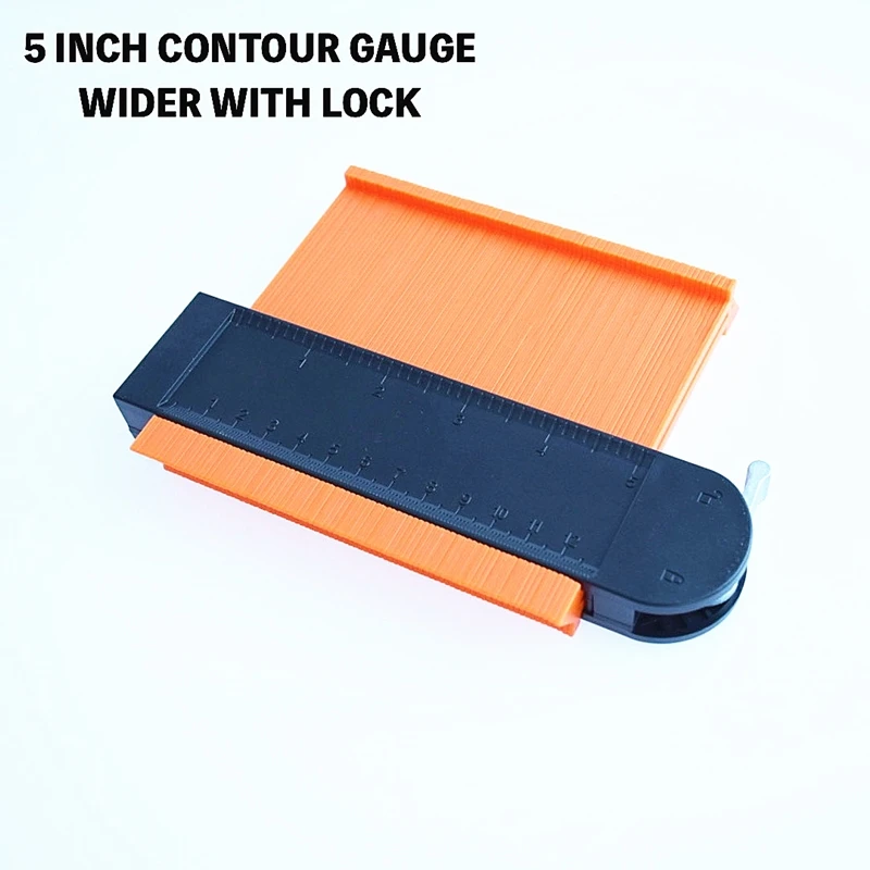 
Factory Amazon hot sale Plastic Widen Contour Gauge With Metal Lock shape contour duplicator gaugue 