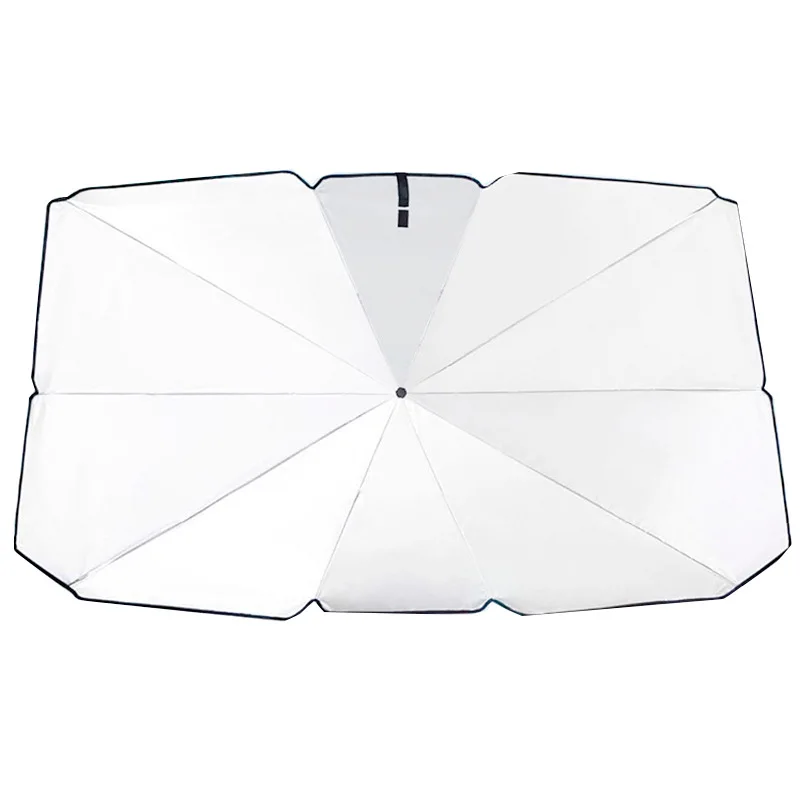 Foldable Multifunctional Uv Shield Sunblock Visor Protector Car Sunshade Umbrella For Cars
