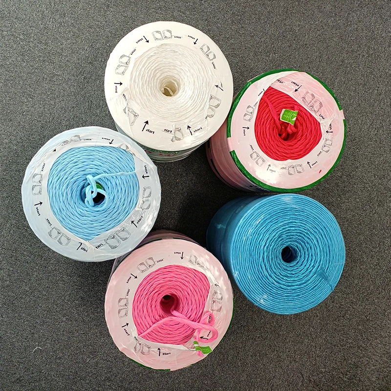 High Quality Alfalfa hay packaging Colorful Uv Treated Polypropylene Plastic Baler Twine