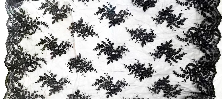 
Embroidery Guipure Floral Lace Mesh Fabric Swiss Lace Fabric African Swiss Voile French Tulle Lace Fabric 