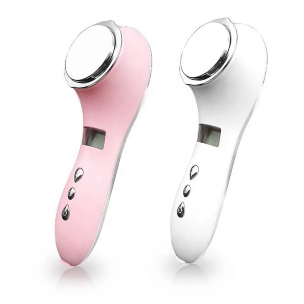 Уход за кожей против отечности ультразвуковой горячий и холодный молоток для лица небольшой Электрический косметический высококачественный фотонный массажер для лица