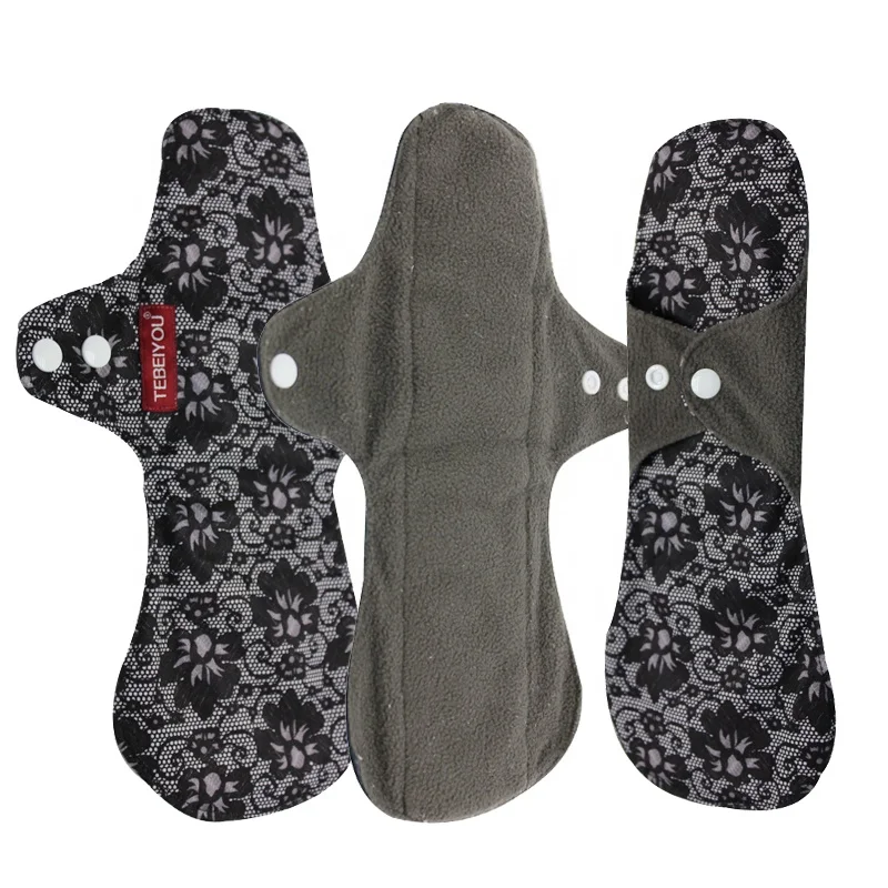 New Woman Reusable  Sanitary Towels Washable Mama Cloth Menstrual Pads Night Use