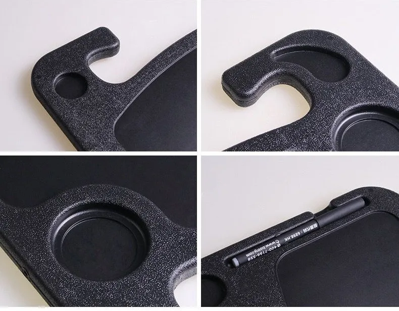 Car Steering Wheel Desk Tray Table Food Eating Laptop Holder with Cell Phone Stand Car Table Laptop Tray for Eating Tablet iPad