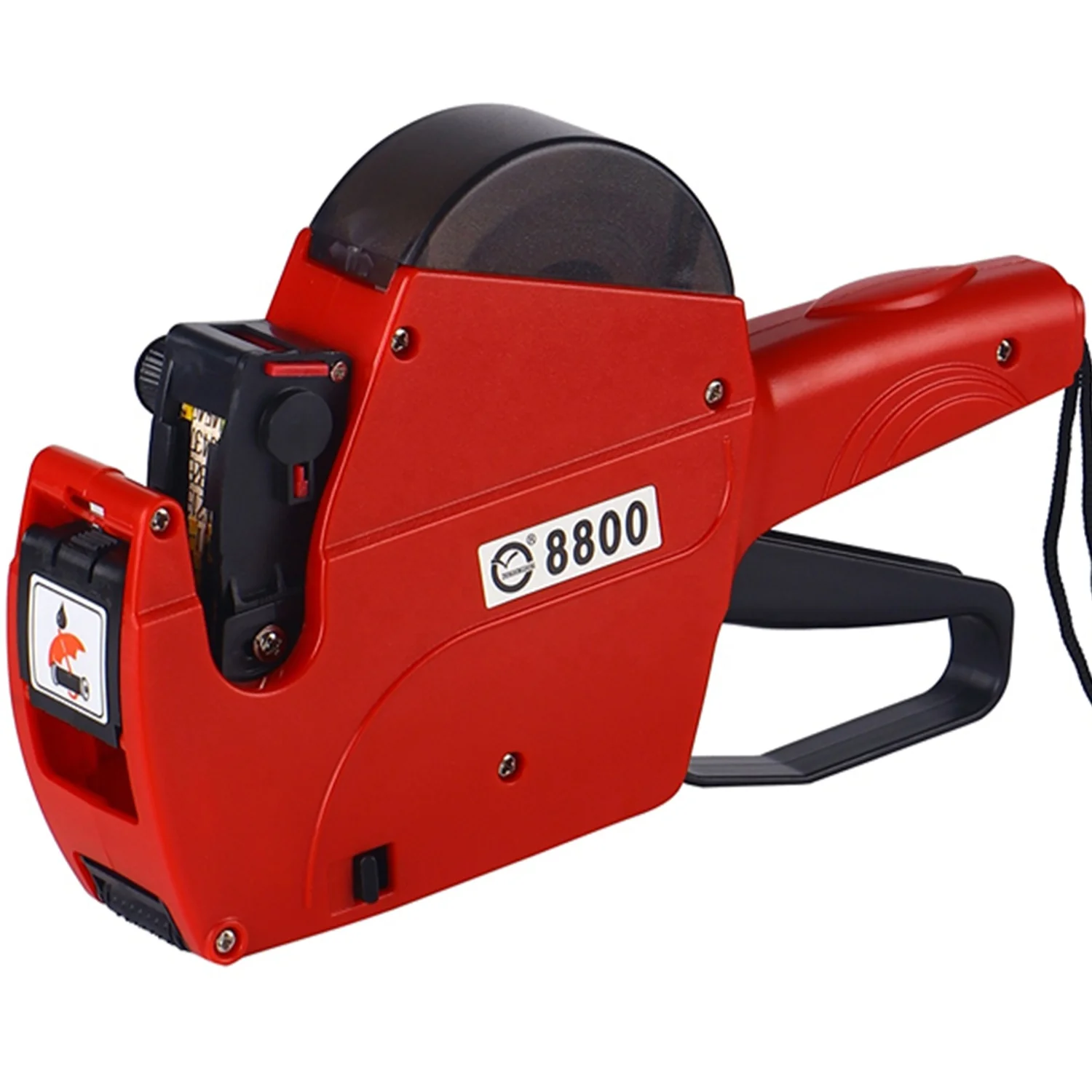 8800 Handheld Single Line Digital Plastic Price Labeller Hot Sale Marking Tag Label Gun Machine With Spare Ink Roller