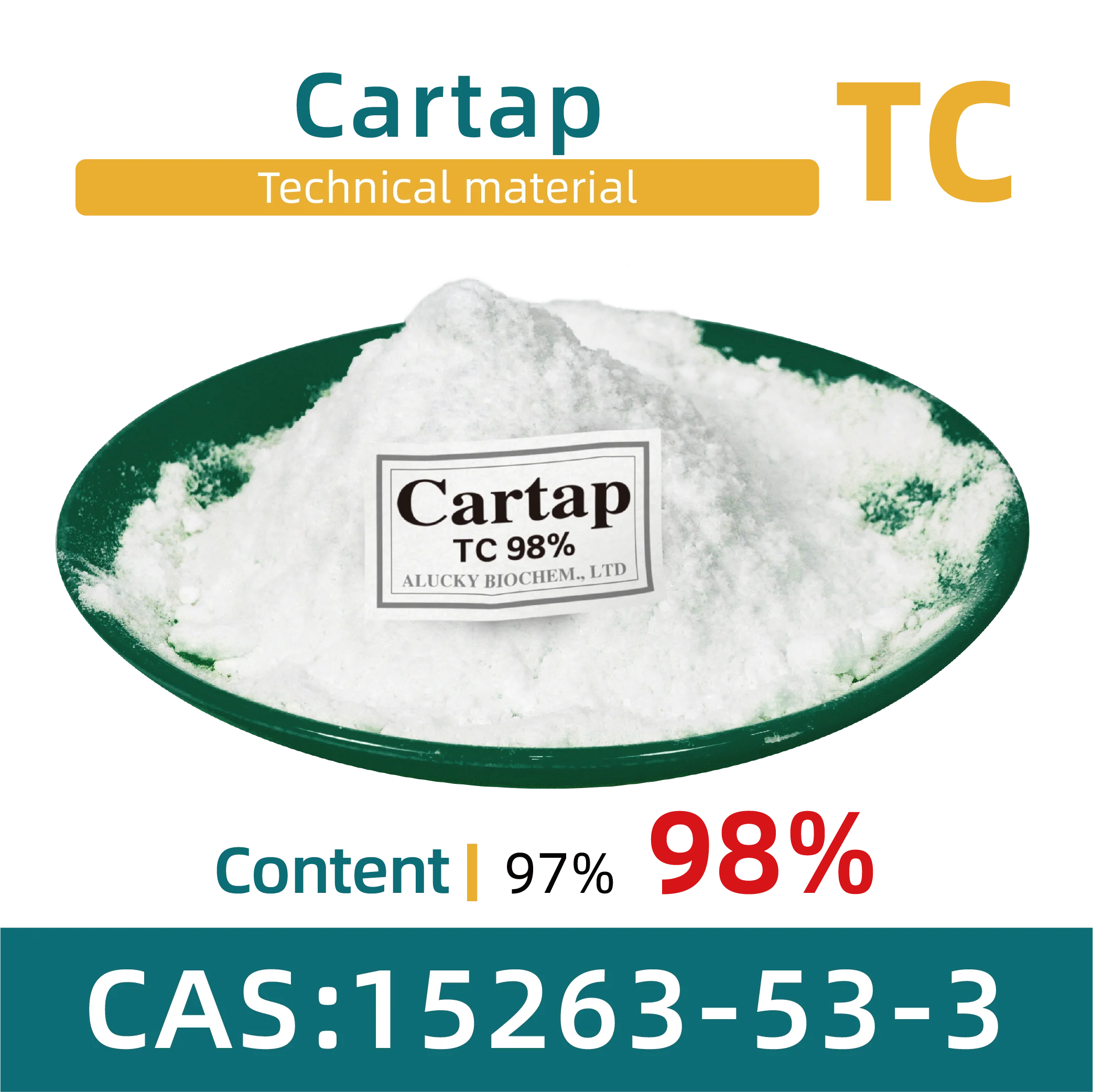 Pre-mixture Water power WP Prochloraz Phenamacril Ethylicin insecticide Cartap WP 15263-53-3