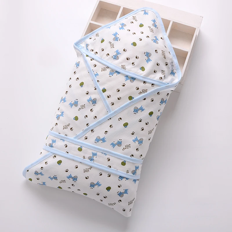Hot Sell Cute 0-6 Years Old Baby Sleeping Bag Cotton Baby Swaddle Blanket for Bedroom