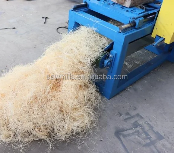 Automatic Horizontal Cutting Wood Wool Making Machine / Wood Excelsior Cutting Mills