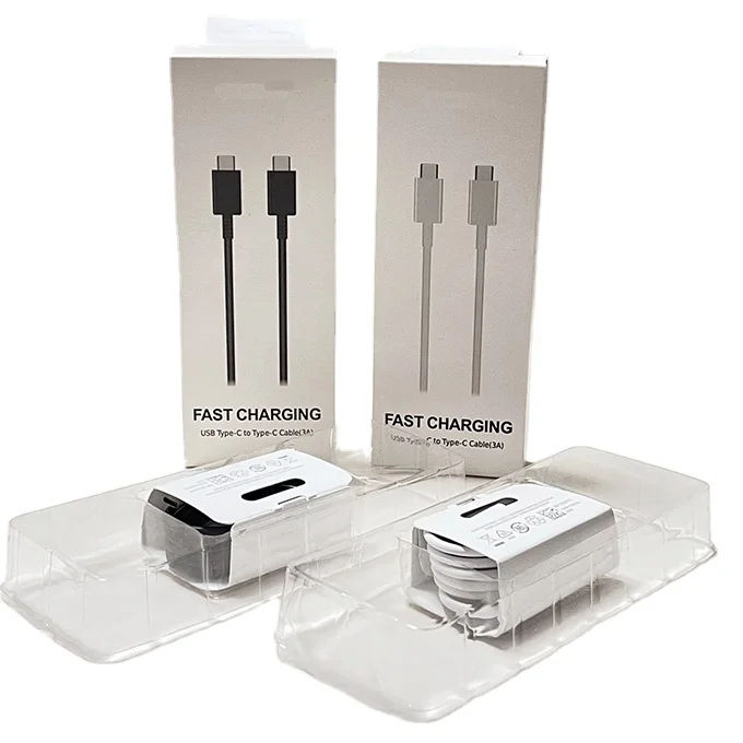 Wholesale USB C Charge Cable EP-DN970 Data Link Cord 25W Type C to Type-C Cable for Samsung S20 S21 S22 A52 A72 A20S A53 A73 A