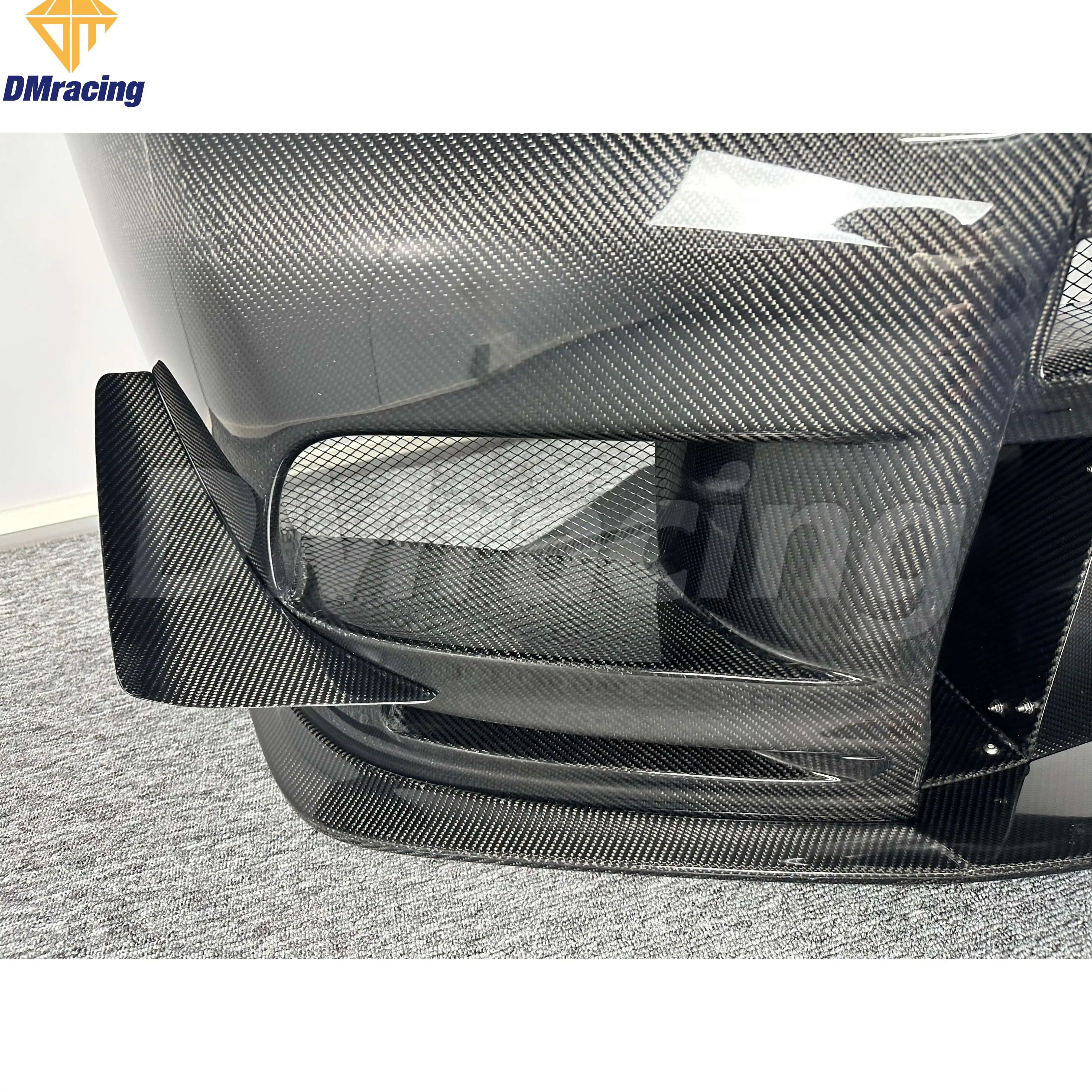 TOP RACING STYLE FULL CARBON FIBER FRONT BUMPER BODY KIT FOR NISSAN GTR R35 2008-2016