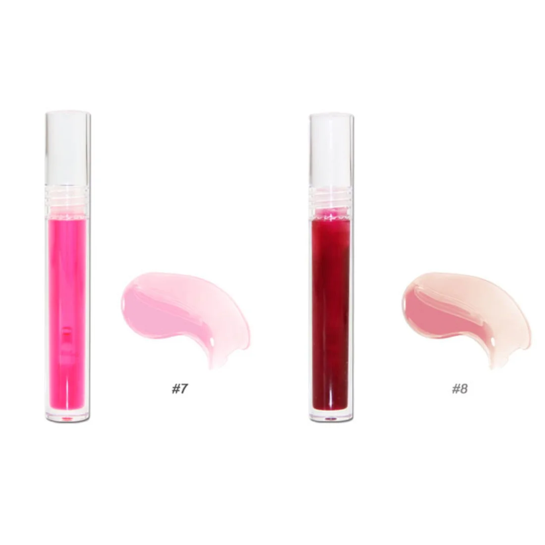 
Wholesale low MOQ 10 color transparent lip oil, moisturizing and translucent transparent lip oil, pearl lip oil 