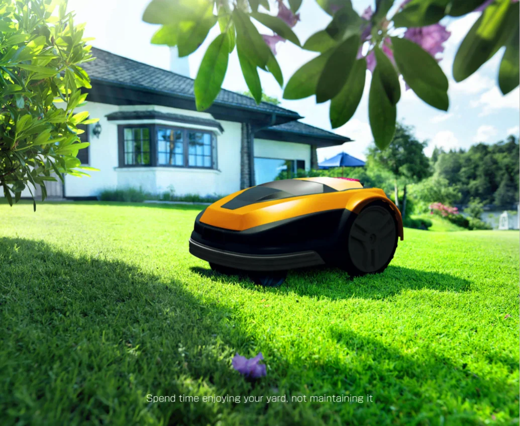 zero turn lawn mower Magnetic field assited navigation Auto charging Wifi APP connected